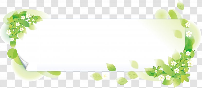 Text Background Plate - Grass - Leaf Transparent PNG