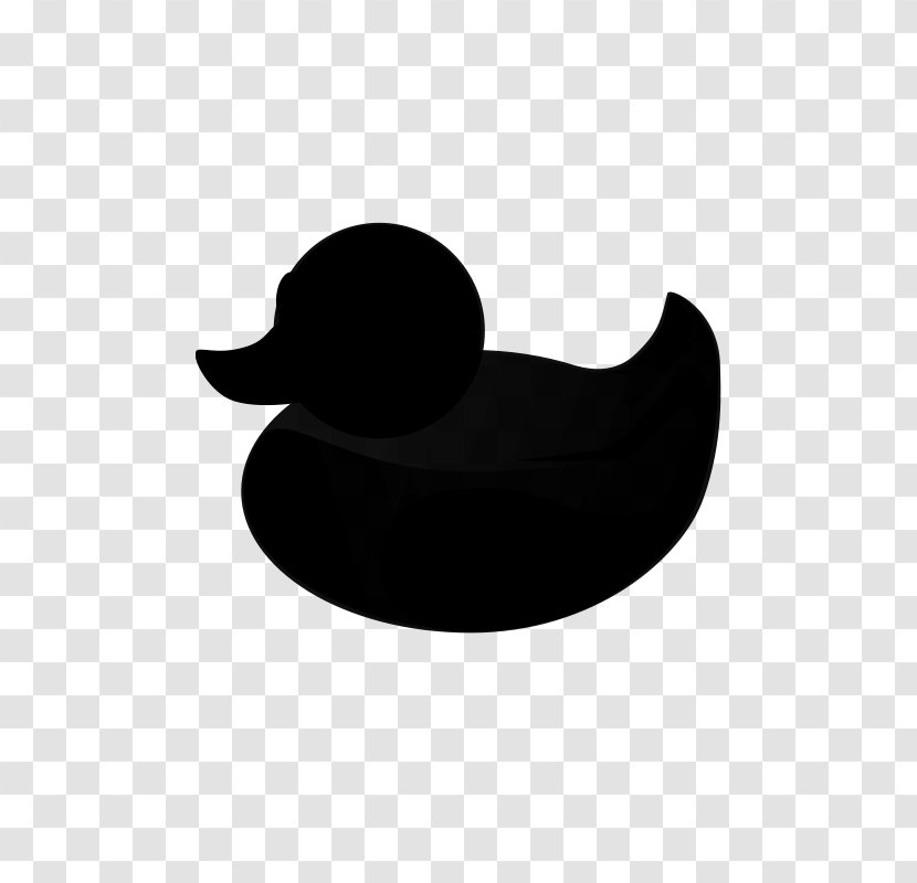 Duck Product Design Beak - Water Bird - Blackandwhite Transparent PNG