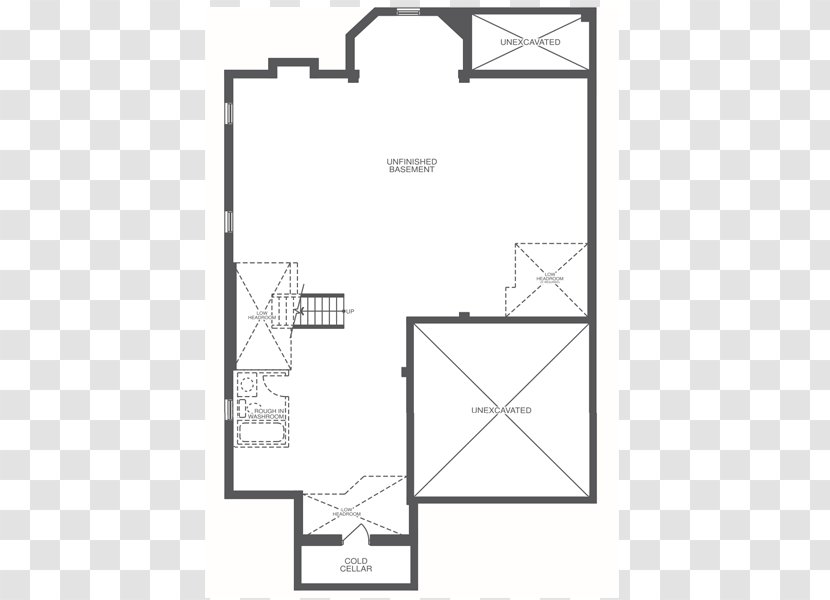 Paper Floor Plan White Furniture - Design Transparent PNG