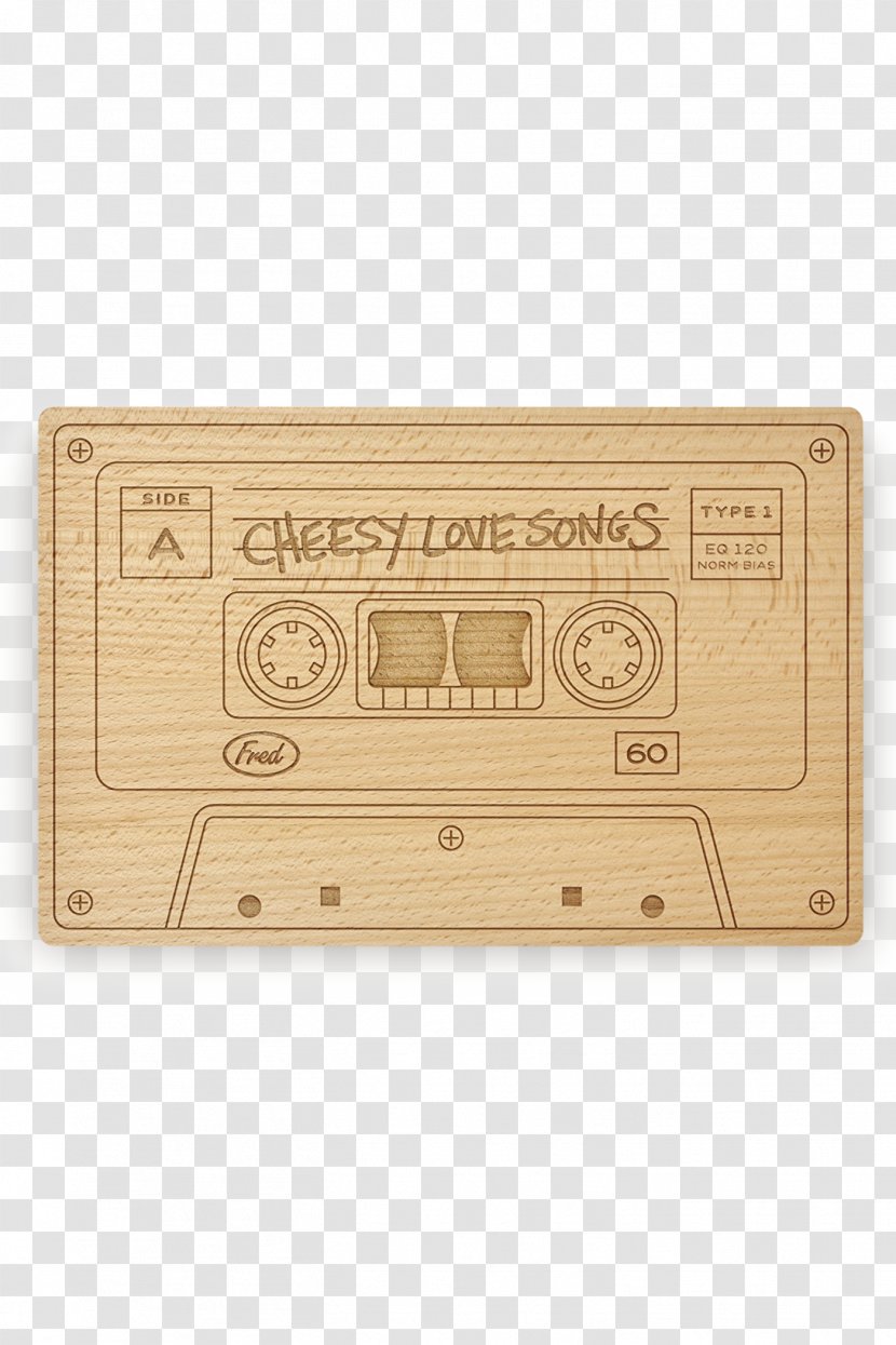 Wood Material Cheese Song - Compact Cassette - Board Transparent PNG
