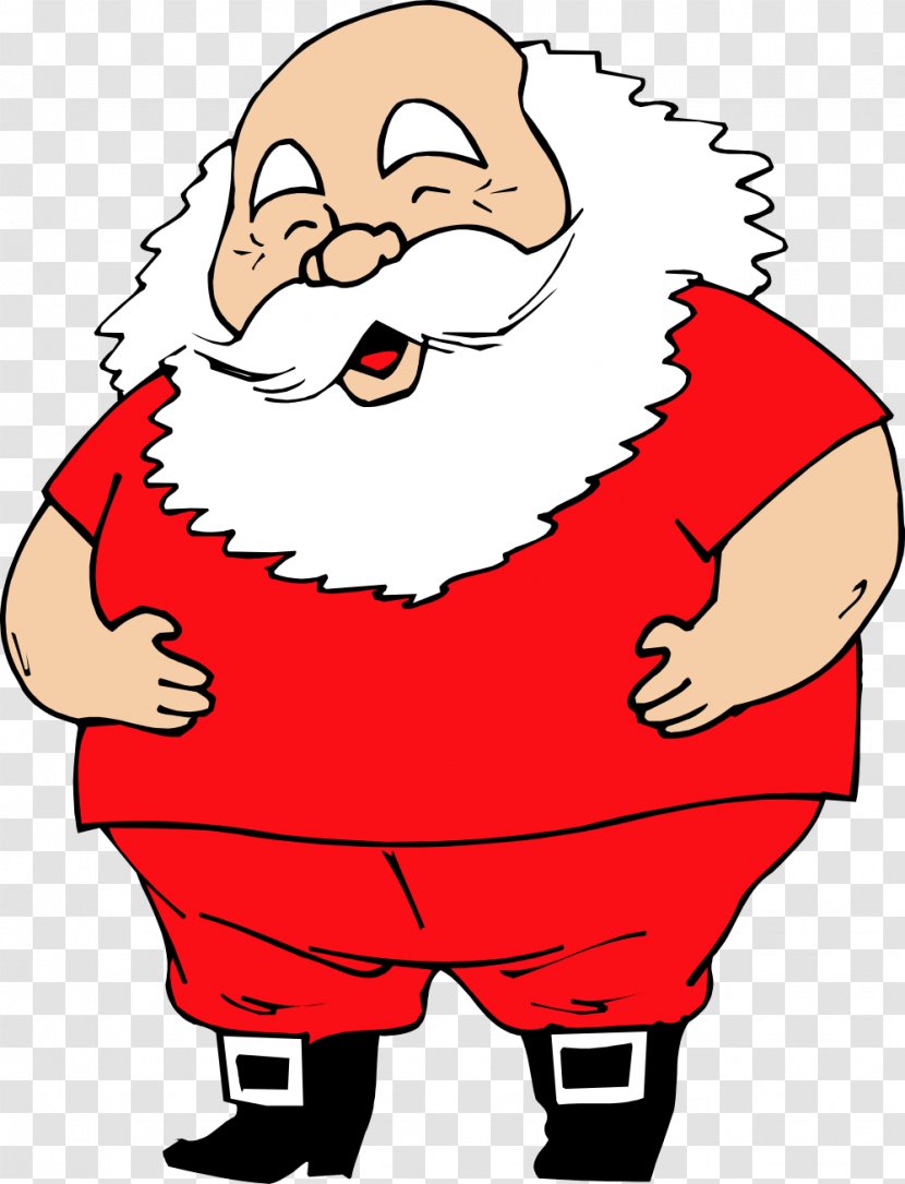 Santa Claus Christmas Clip Art - Tree - Tired Cliparts Transparent PNG