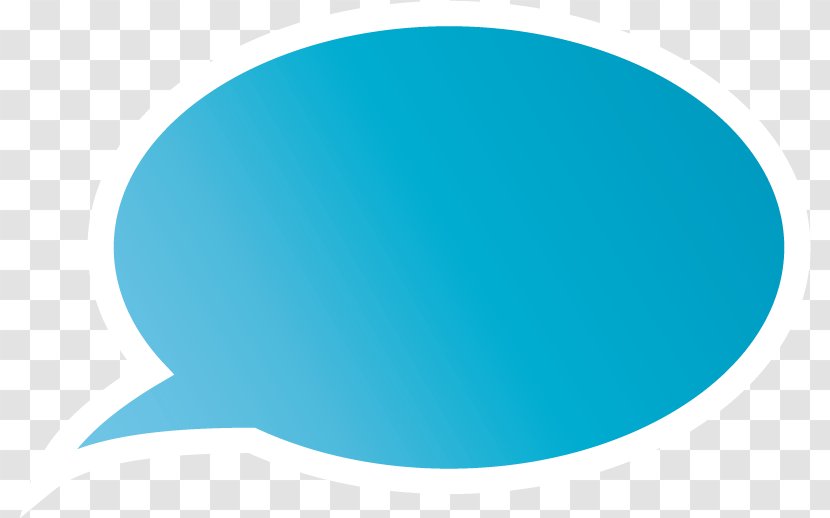 Blue Brand Sky - Text Bubble Transparent PNG