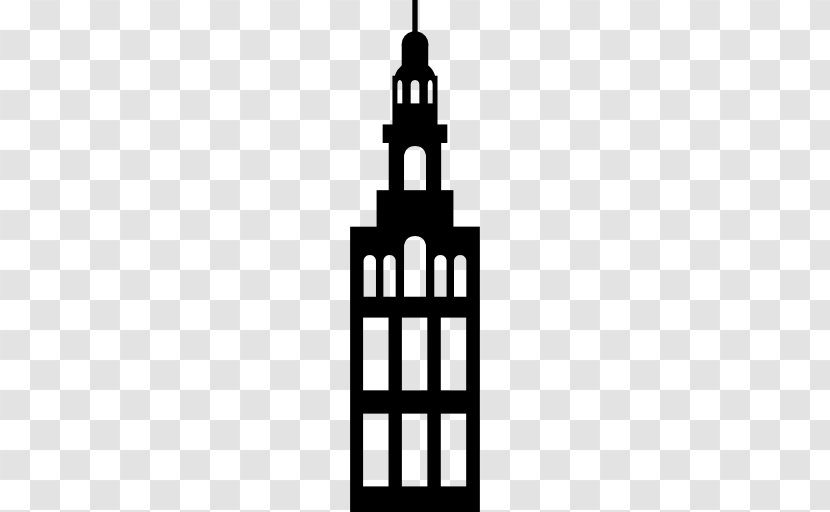 Black And White Monochrome Symbol - Spatial Data Infrastructure - Giralda Transparent PNG