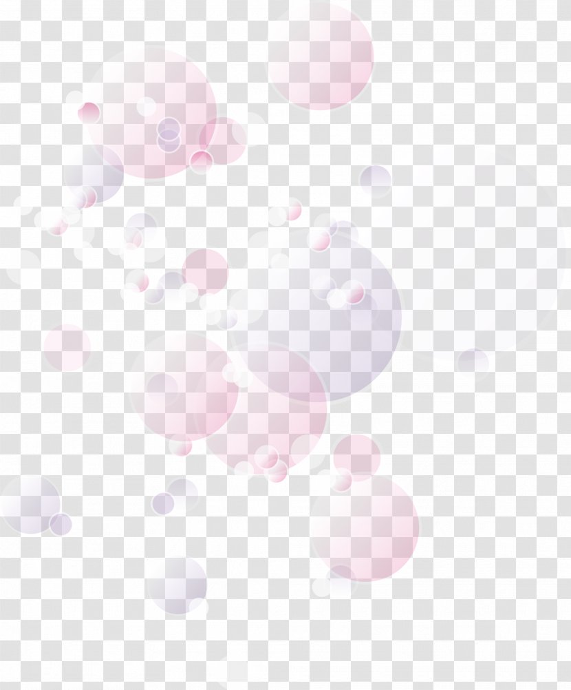 Petal Sky Computer Wallpaper - Purple Fresh Circle Transparent PNG