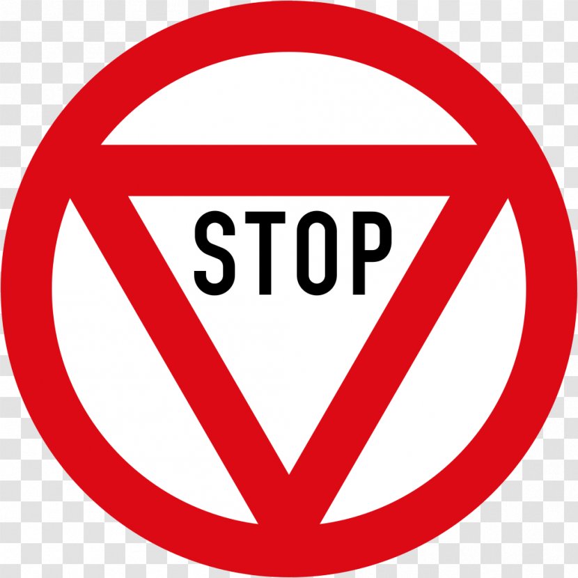 Stop Sign Traffic Italy Warning Transparent PNG