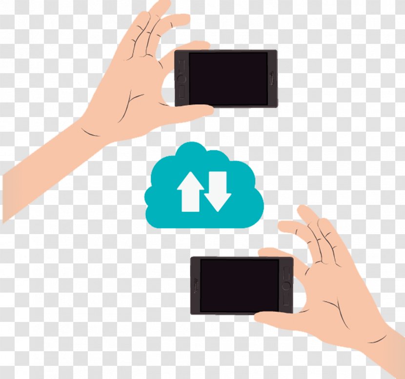 Mobile Download Cloud Illustration - Thumb - Art Transparent PNG