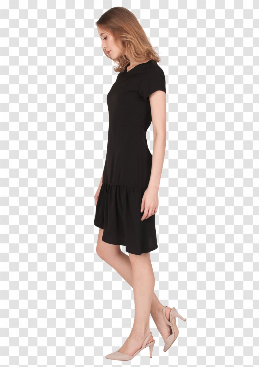 Little Black Dress Shoulder Sleeve Waist - Abdomen Transparent PNG