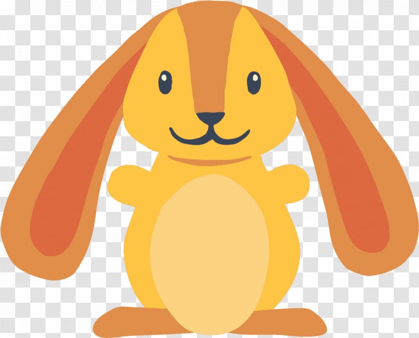Orange - Rabbit - Animation Ear Transparent PNG
