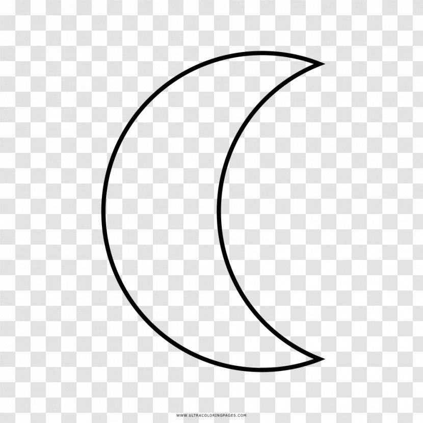 Drawing Line Art Coloring Book Moon Transparent PNG