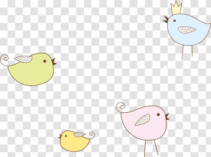 Water Bird Goose Cygnini Duck - Cartoon - Cute Chick Transparent PNG