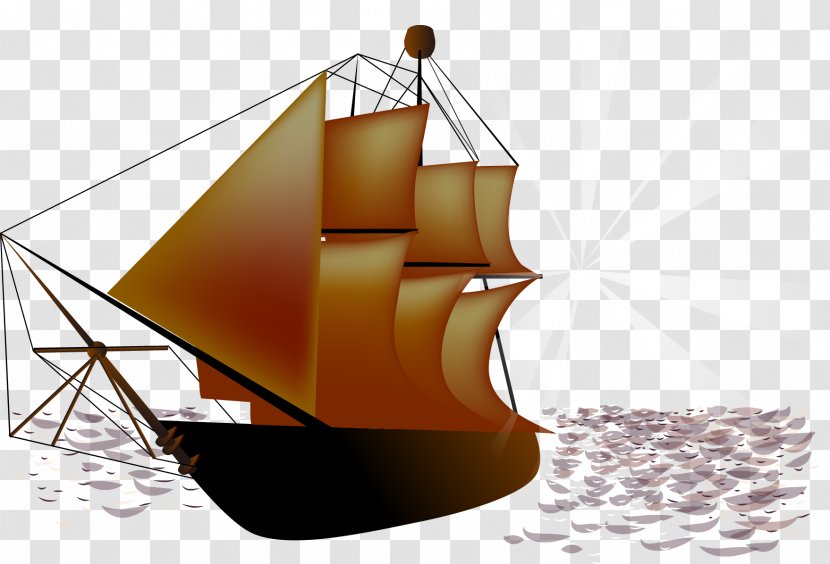 Euclidean Vector Sailing Ship Wallpaper - Gratis Transparent PNG