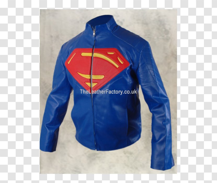 Leather Jacket Blue Clark Kent - Smallville Transparent PNG