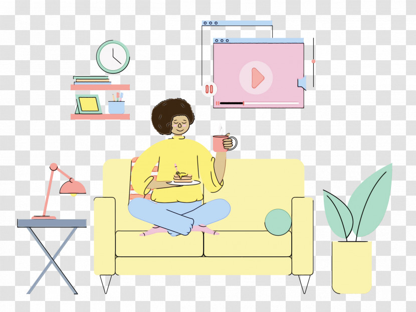 Cartoon Sitting Furniture Meter Joint Transparent PNG