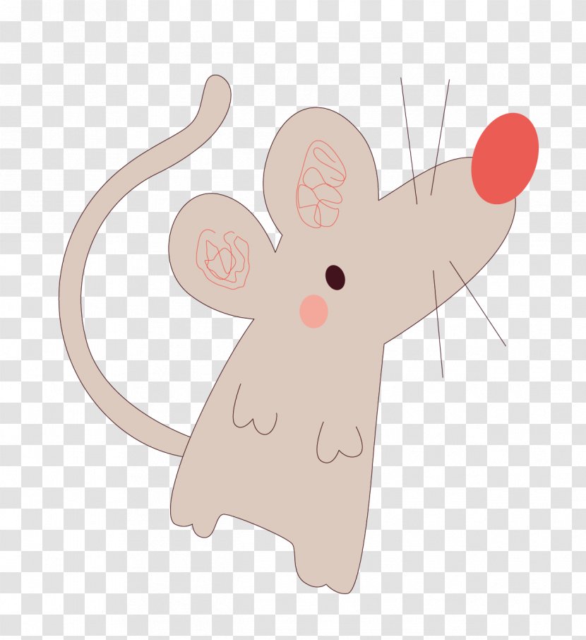 Cartoon - Rat - Mouse Vector Material Transparent PNG