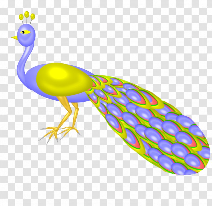 Beak Clip Art Feather Line Animal - Peacocks Transparent PNG