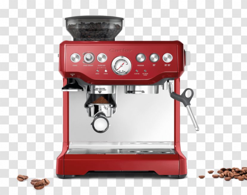 Espresso Machines Coffee Breville The Barista Express Cappuccino - Small Appliance Transparent PNG