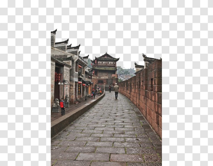 Fenghuang County U51e4u51f0u53e4u9547 Xi An - Building - Phoenix Ancient Town Landscape Pictures Free Download Transparent PNG