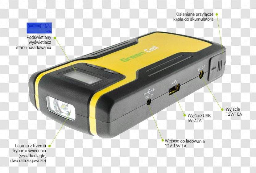 Car Battery Charger Laptop Jump Start Electric - Computer Keyboard Transparent PNG