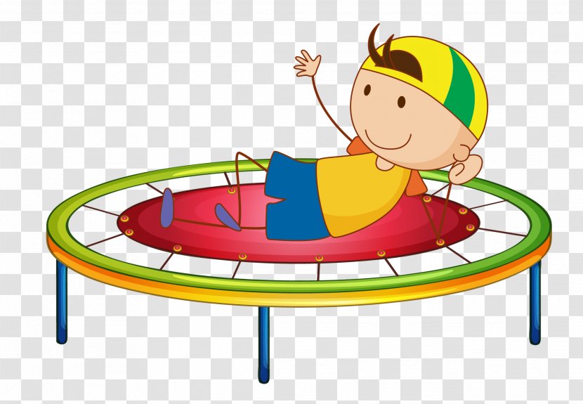 Trampoline Stock Photography Illustration - Table - Boy Transparent PNG