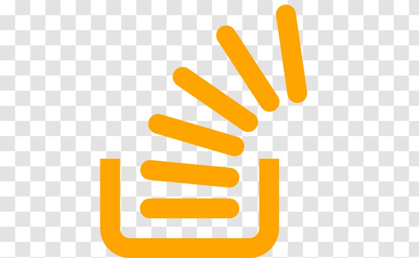 Logo Orange Finger - Area - Stack Overflow Transparent PNG