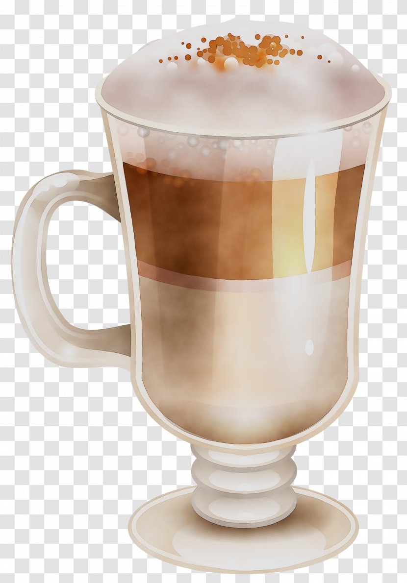 Espresso Latte Macchiato Cortado Irish Coffee - Cream Transparent PNG