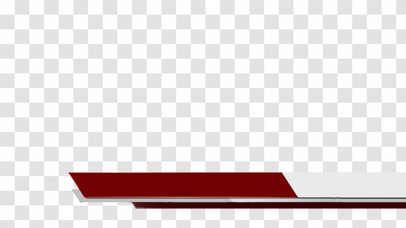 Red Line Rectangle Table Material Property Transparent PNG