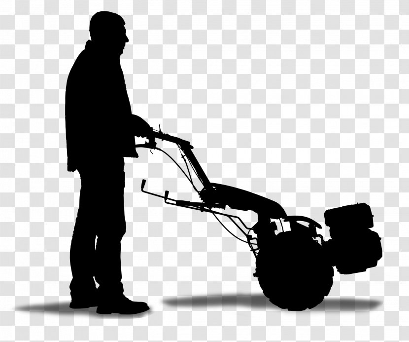 Car Motor Vehicle Automotive Design Product - Walkbehind Mower - Blackandwhite Transparent PNG