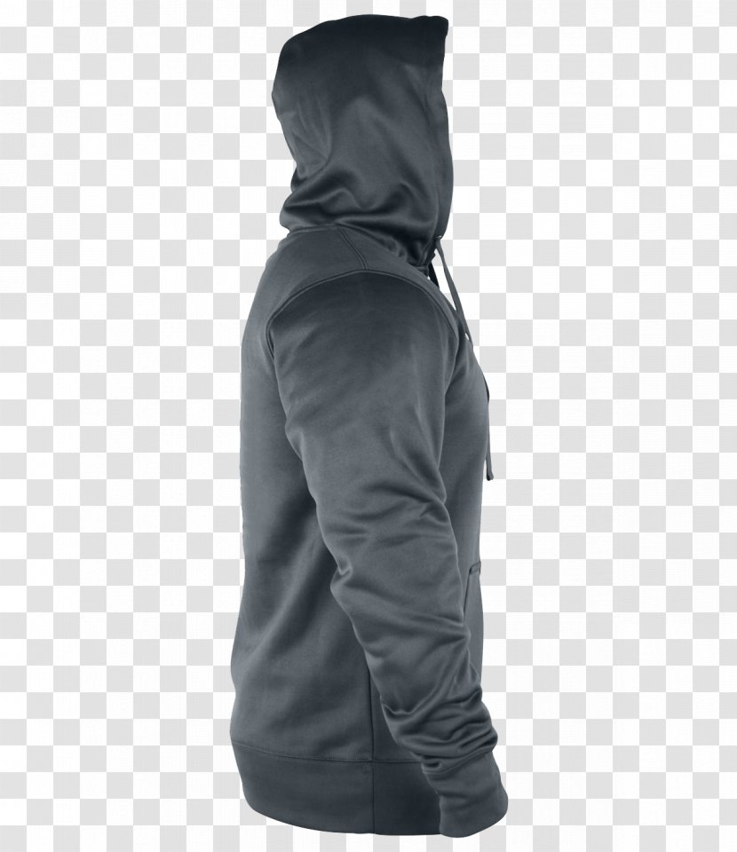 Hoodie Bluza Jacket Zipper - Black - Grey Shield Transparent PNG