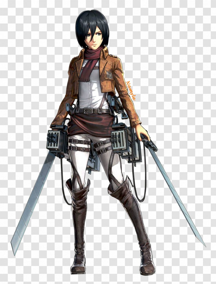 Mikasa Ackerman A.O.T.: Wings Of Freedom Eren Yeager Attack On Titan Levi - Flower - Cartoon Transparent PNG