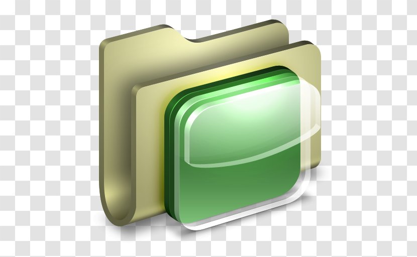 Rectangle Green - User - IOS Icons Folder Transparent PNG