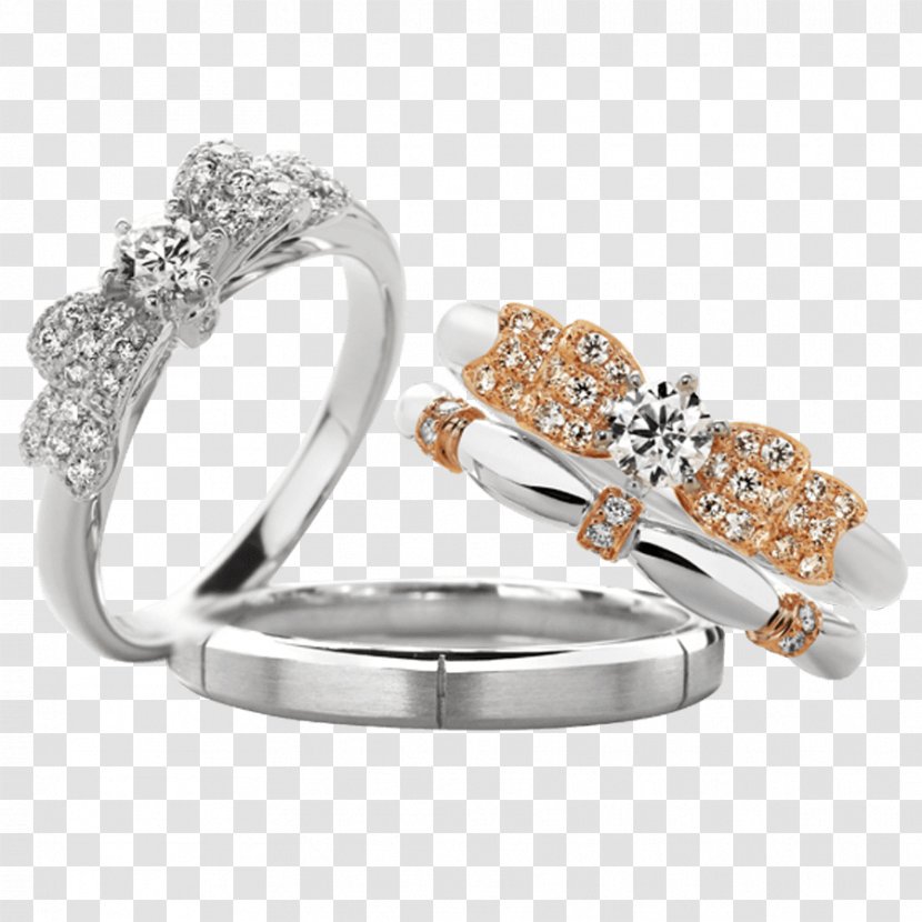 Wedding Ring Jewellery Platinum Engagement Transparent PNG