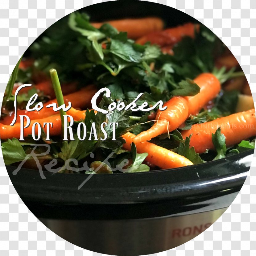 Pot Roast Vegetarian Cuisine Recipe Slow Cookers Food - Natural Foods - Salad Transparent PNG