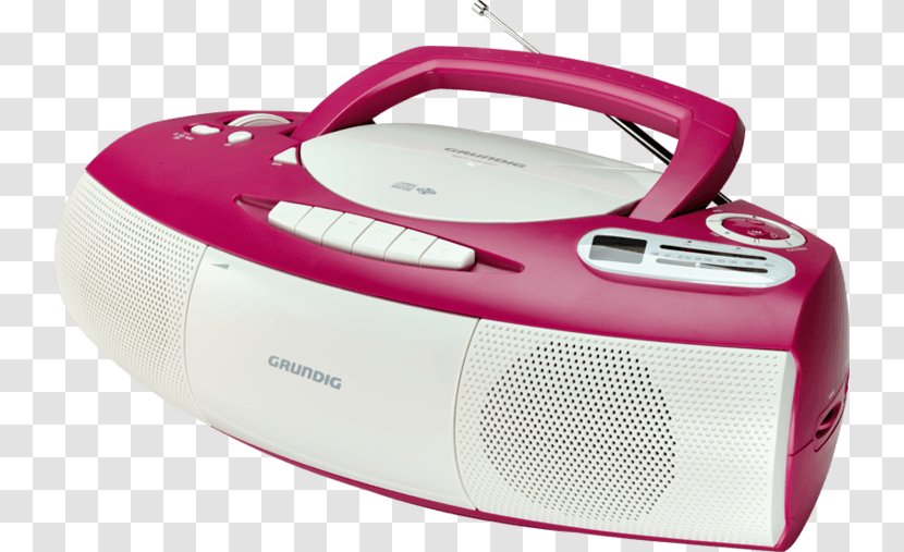 Grundig CD Player Boombox CD-Rekorder Compact Disc - Radio Transparent PNG