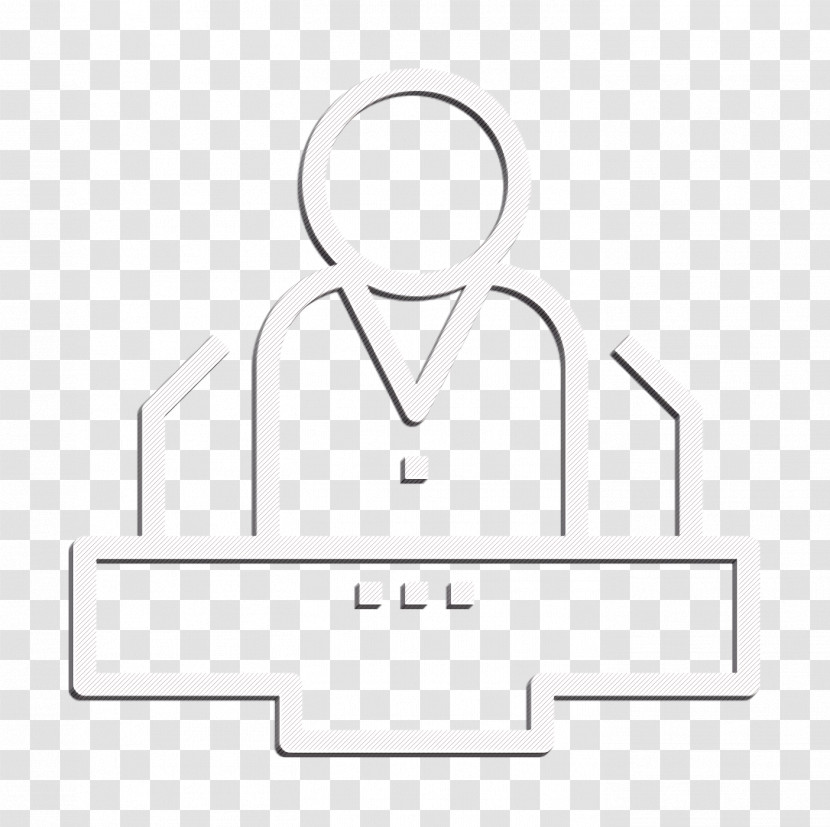 Speaker Icon Business Management Icon Lecture Icon Transparent PNG