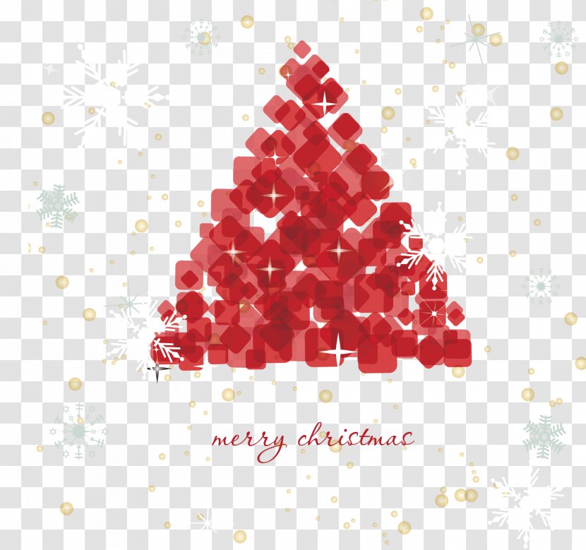 Santa Claus Christmas Tree Euclidean Vector - Pattern - Abstract Elements Transparent PNG