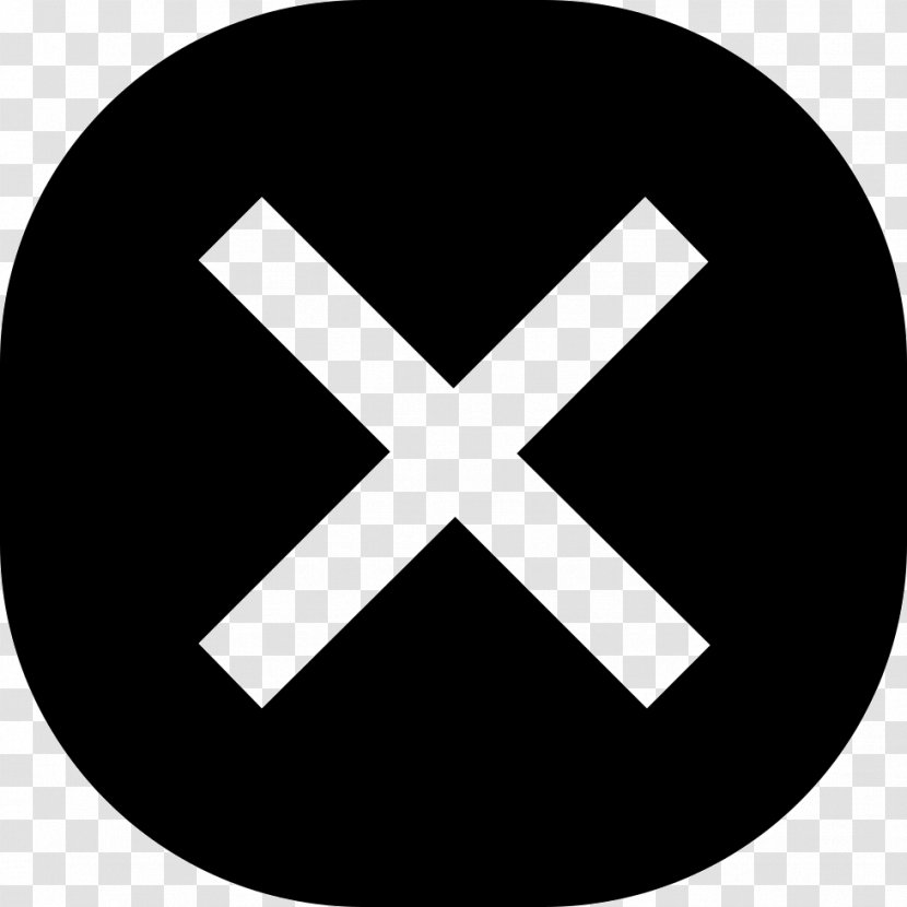 Silang Symbol - Information - Cancel Button Transparent PNG