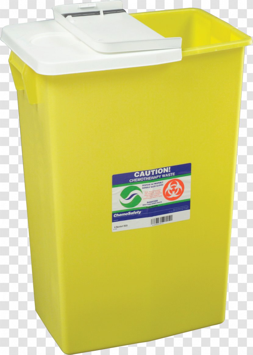 Rubbish Bins & Waste Paper Baskets Lid Chemotherapy Sharps Management - Recycling Bin - Container Transparent PNG