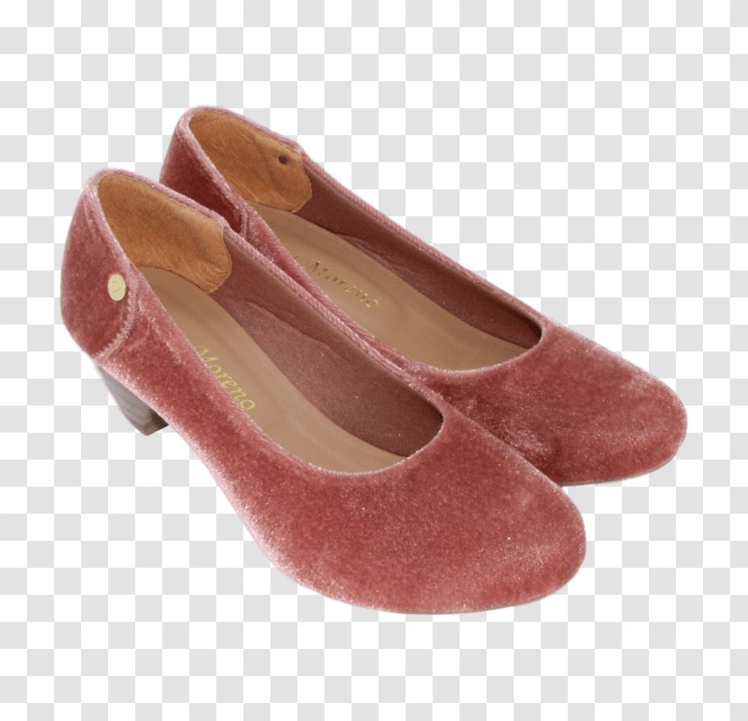 Ballet Flat Suede Slip-on Shoe Pink M - Footwear - Sapato Transparent PNG