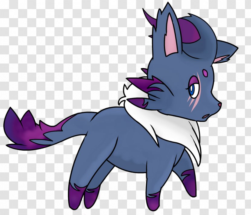 Cat DeviantArt Zorua Pokémon - Dog Like Mammal Transparent PNG
