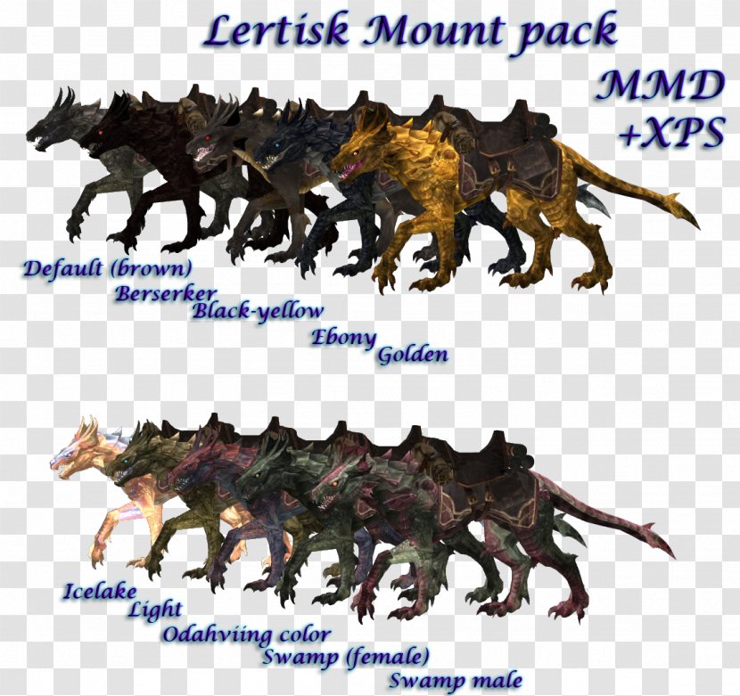 Dog The Elder Scrolls V: Skyrim VRChat MikuMikuDance Animal - Dragon - Ark Wyvern Transparent PNG