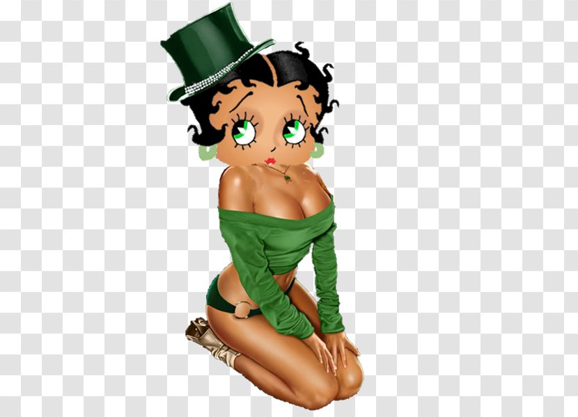 Betty Boop Saint Patrick's Day Clip Art - Watercolor - Patrick's Transparent PNG