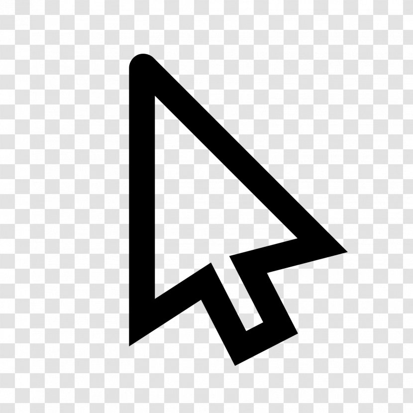 Computer Mouse Pointer Cursor - Text Transparent PNG