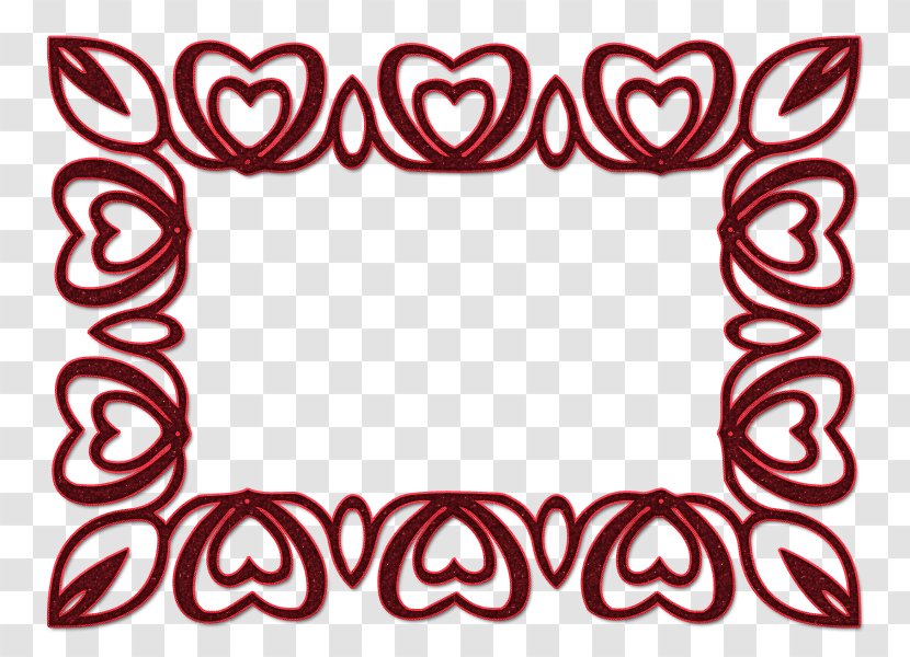 Picture Frames Love Valentine's Day Pattern - Flower Transparent PNG