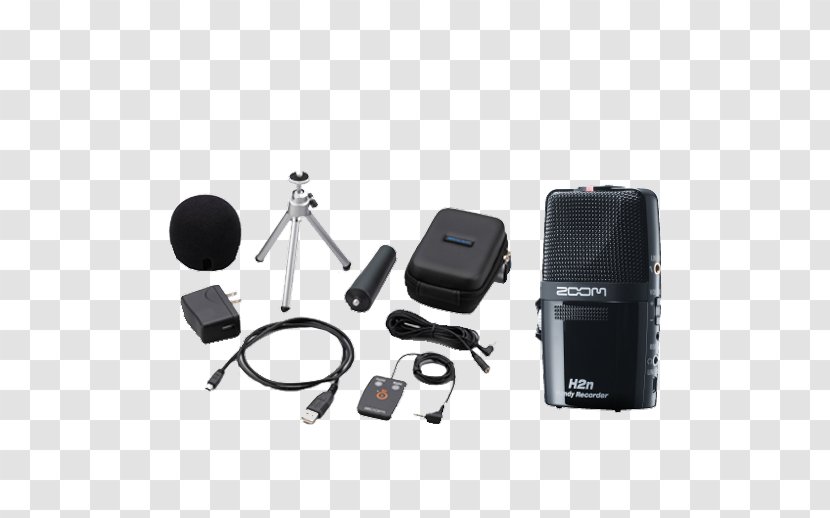 Microphone Digital Audio Zoom Corporation H2n Handy Recorder H2 - Sweetwater Sound Inc Transparent PNG
