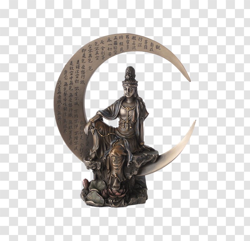 Statue Buddhism Buddharupa Bronze Sculpture - Guanyin - Kuan Yin Transparent PNG