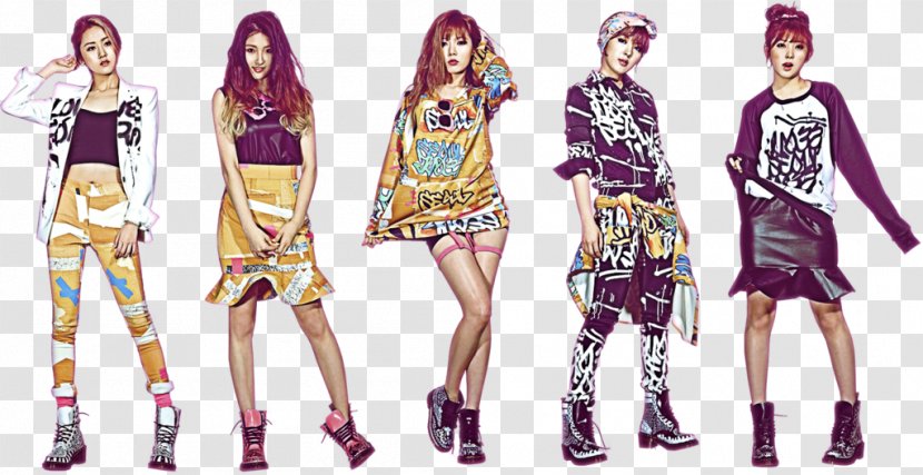4Minute K-pop Korean Idol Desktop Wallpaper - Silhouette - Kpop Transparent PNG