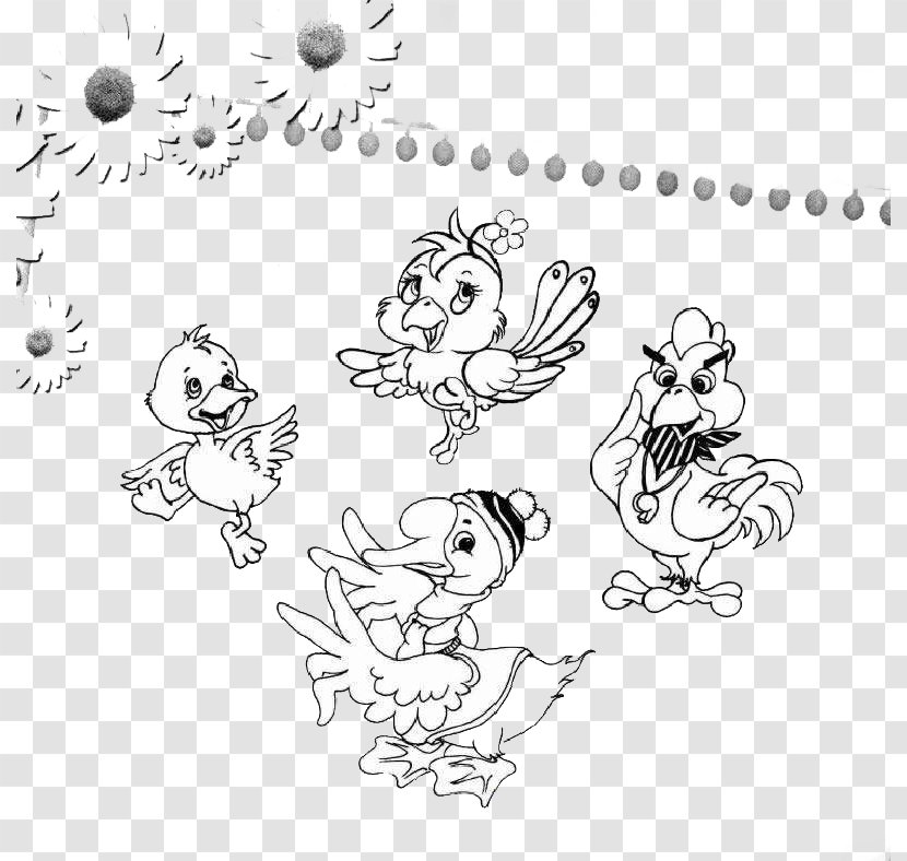 Duck Visual Arts Drawing Clip Art - Happy Little Ducks Transparent PNG