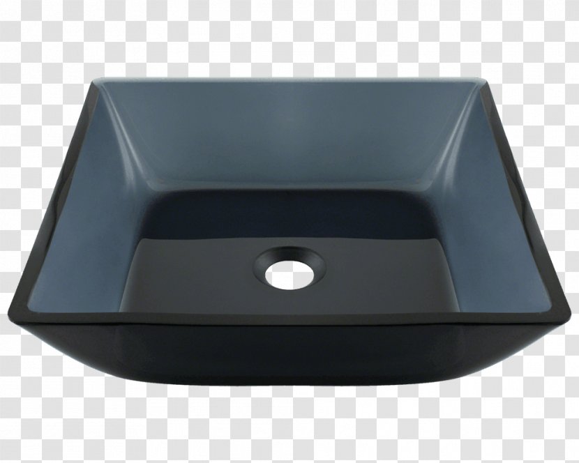 Bowl Sink Bathroom Toughened Glass - Tap - Black Hole Transparent PNG