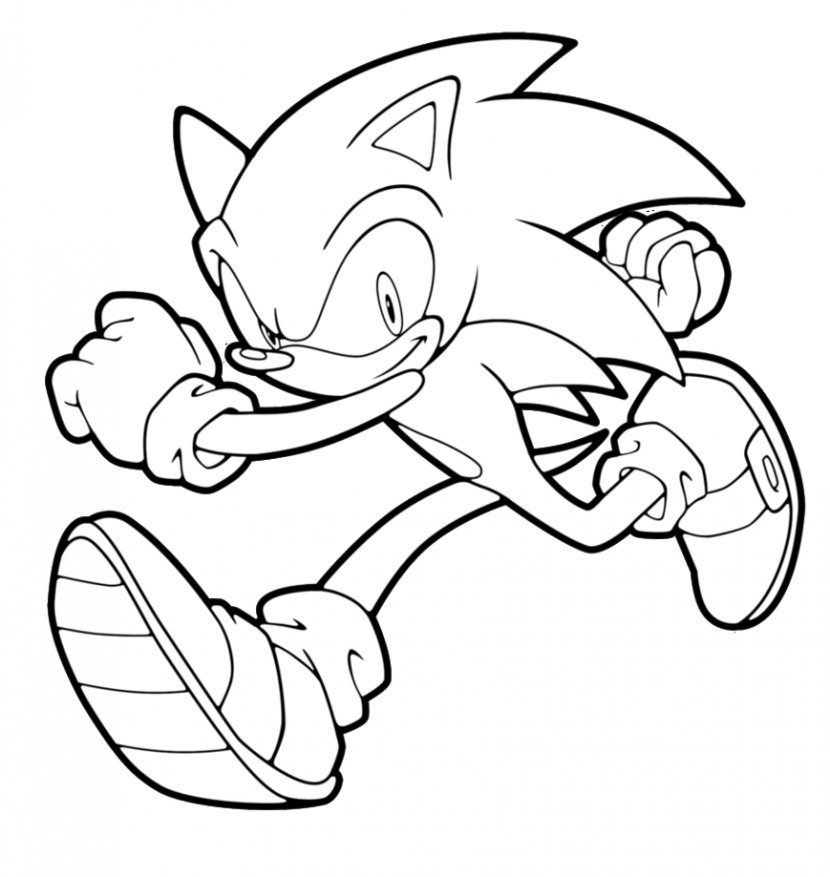 Sonic Colors The Hedgehog Unleashed Dash Shadow - Flower - Outline Cliparts Transparent PNG