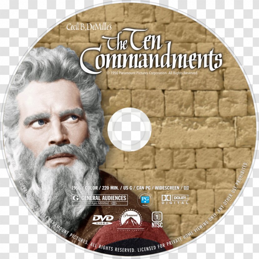 Charlton Heston The Ten Commandments Film Photography Transparent PNG